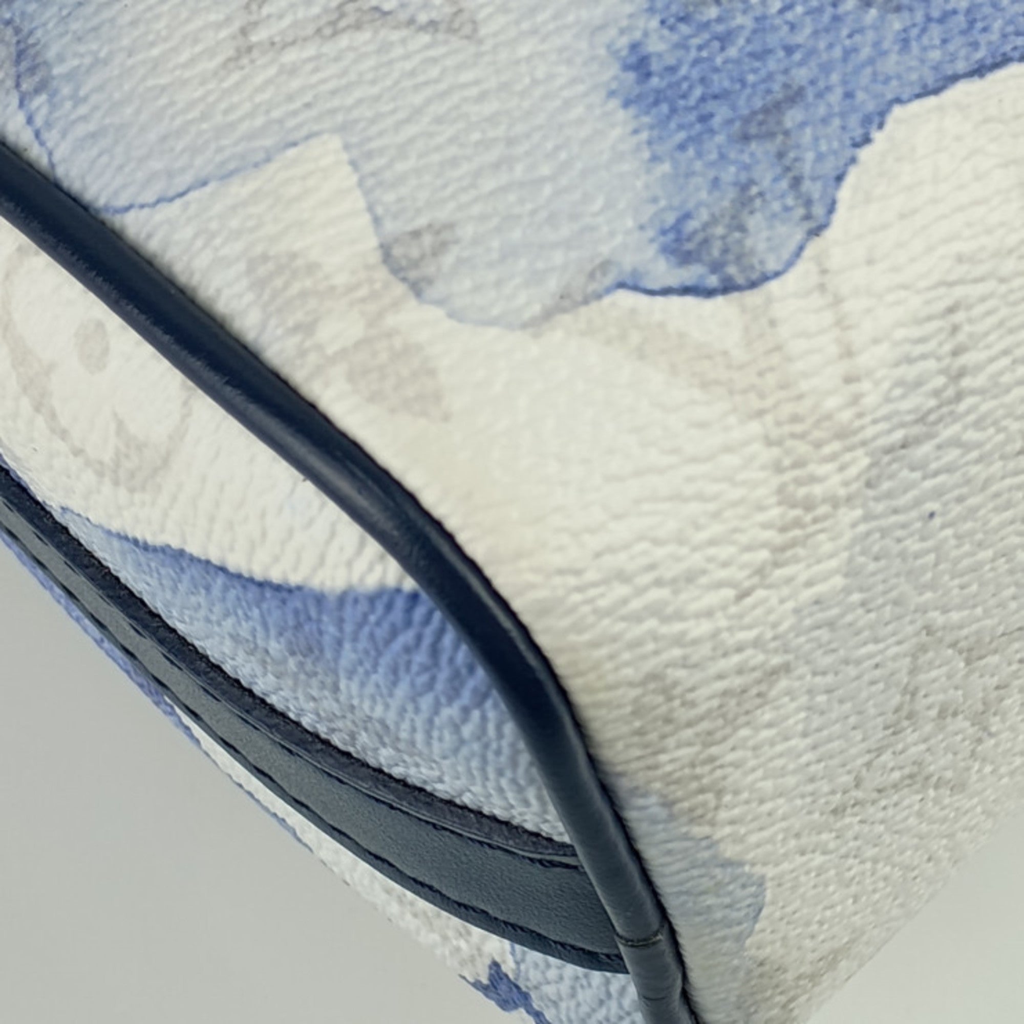 Louis Vuitton Blue Monogram White Monogram Handbag Shoulder Bag