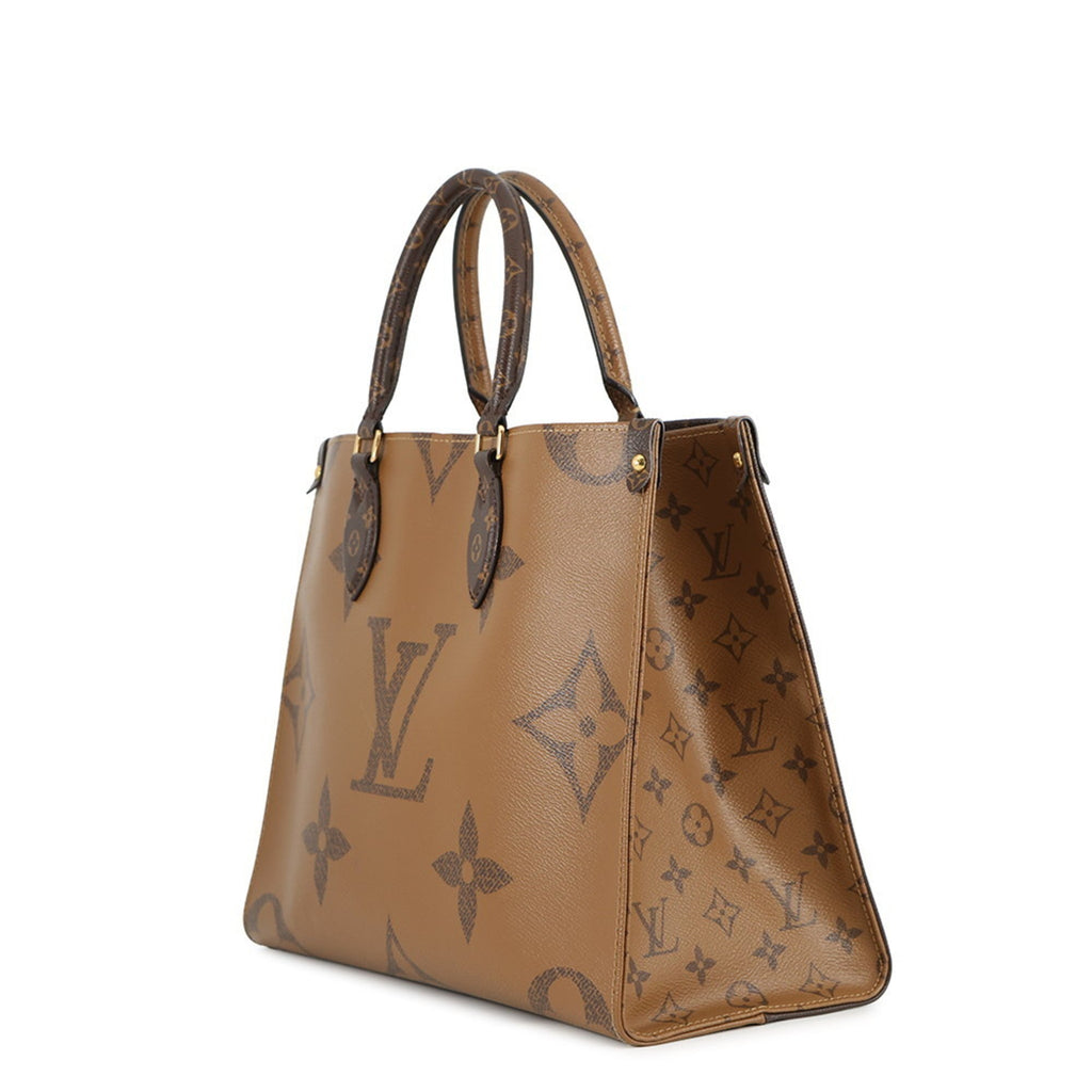 Louis Vuitton Monogram Reverse Red Color Monogram Reverse Monogram Handbag Tote Bag