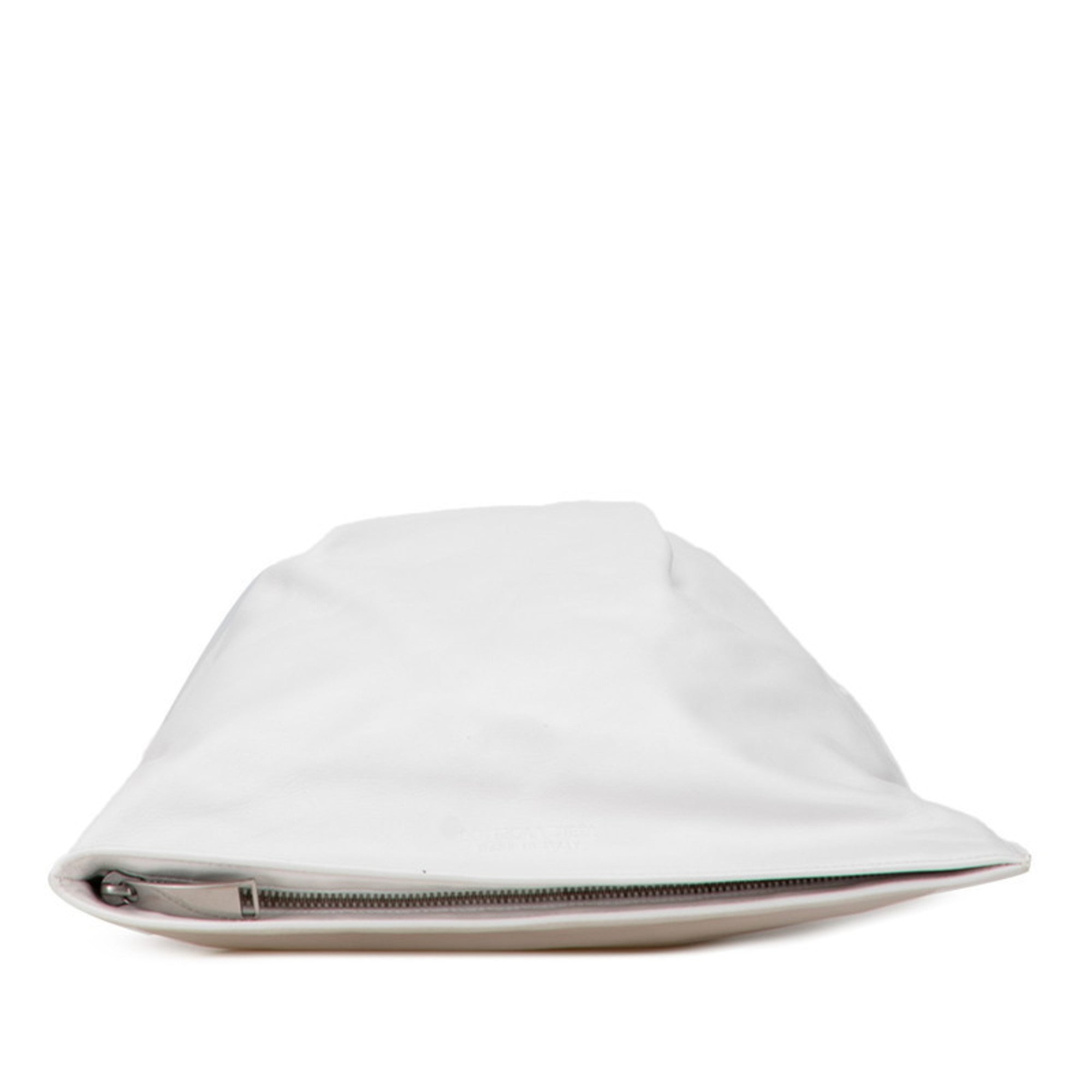 Bottega Veneta White Leather Handbag