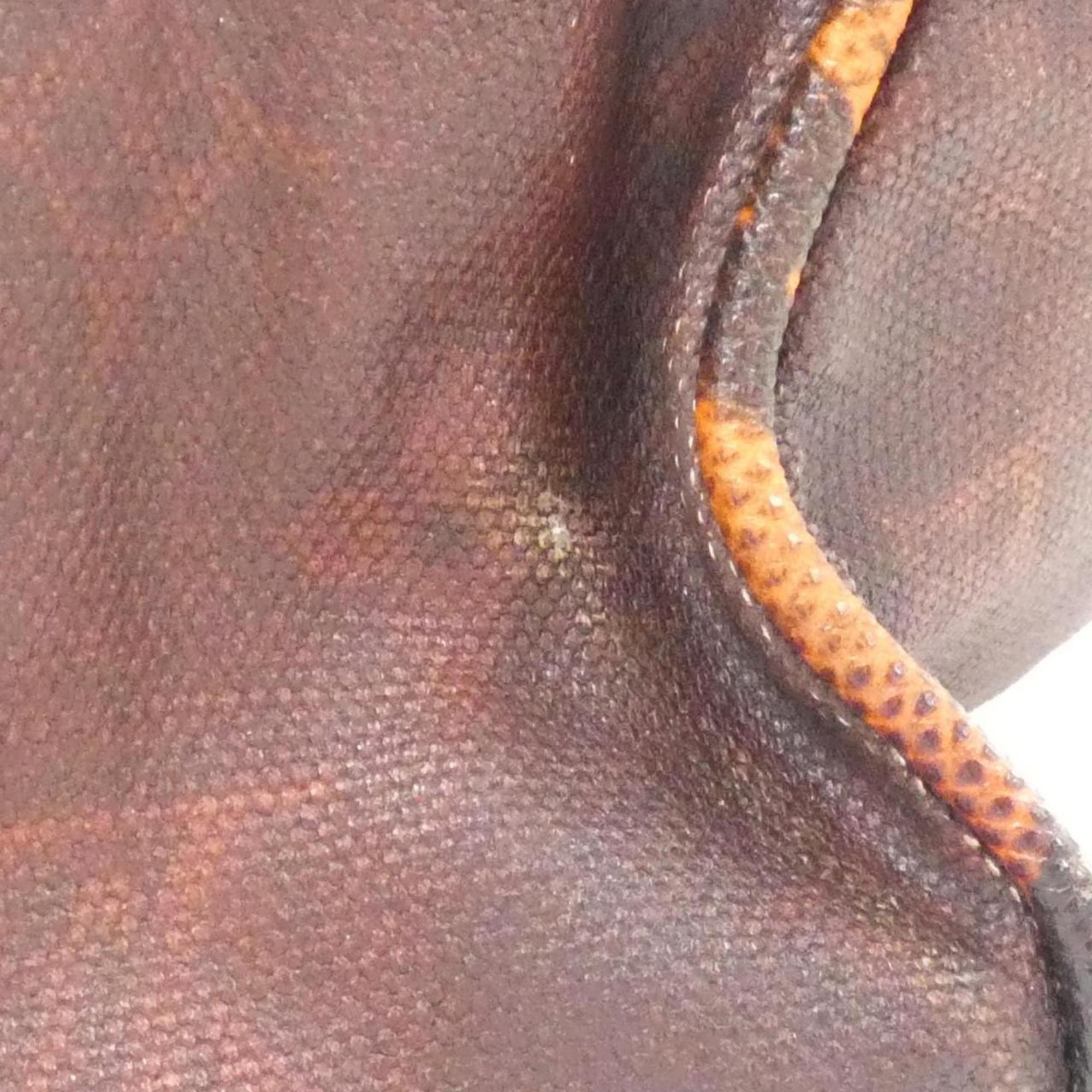 Louis Vuitton Rouge Coated Canvas Handbag