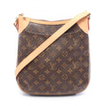 Louis Vuitton Brown Coated Canvas Leather Shoulder Bag