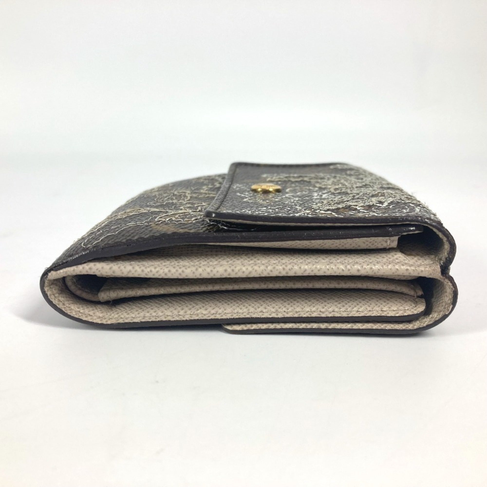 Louis Vuitton Brown Monogram Wallet (Tri-Fold)