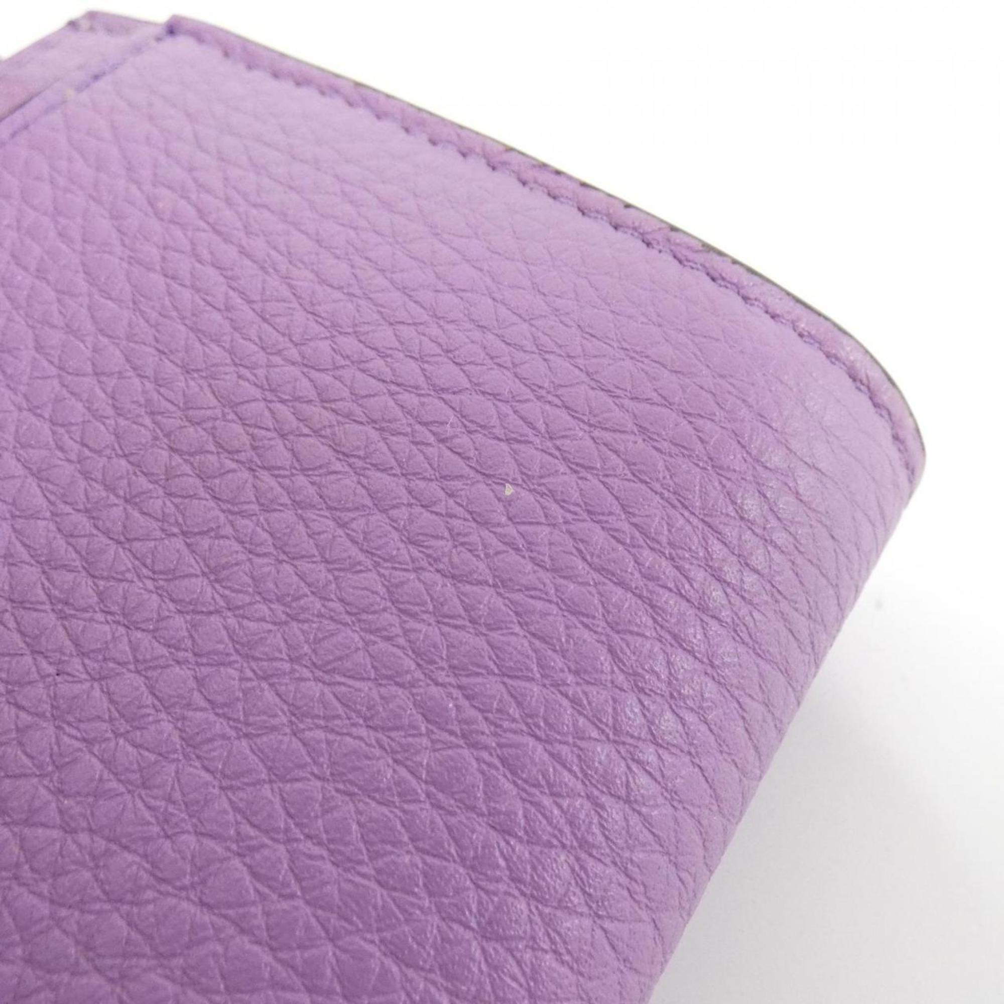 Fendi Leather Long Wallet (Bi-Fold)