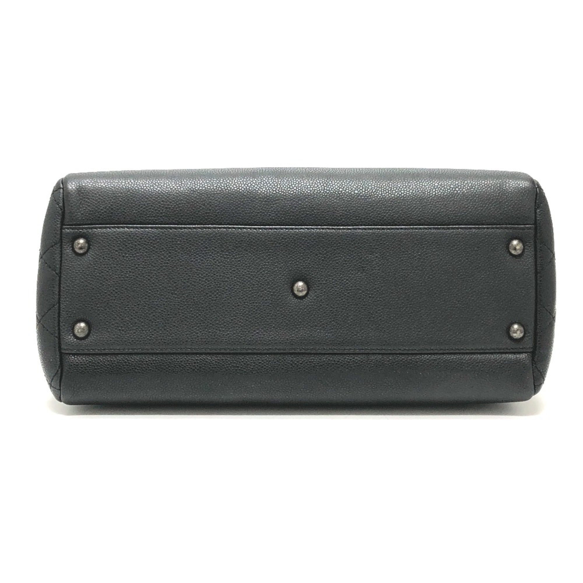 Chanel Black Leather Shoulder Bag