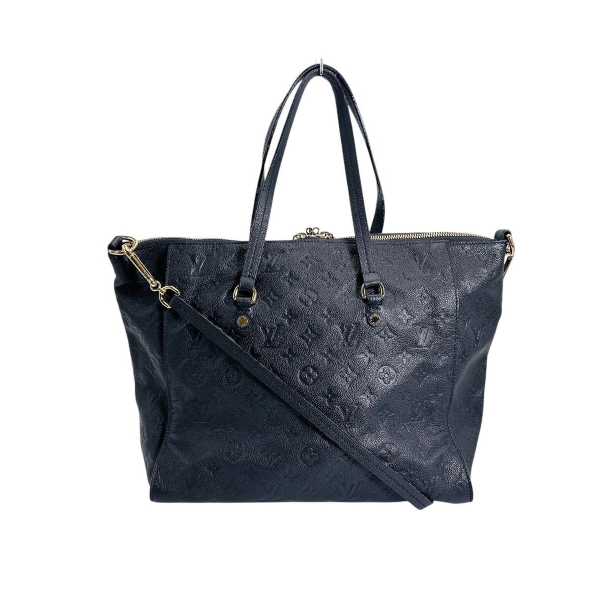 Louis Vuitton Black Infini Monogram Empreinte Tote Bag