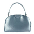 Louis Vuitton Metallic Blue Epi Leather Handbag Shoulder Bag
