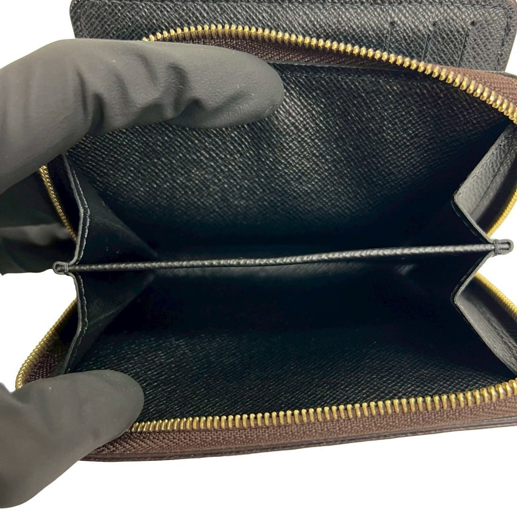 Louis Vuitton Brown Leather Pvc Wallet