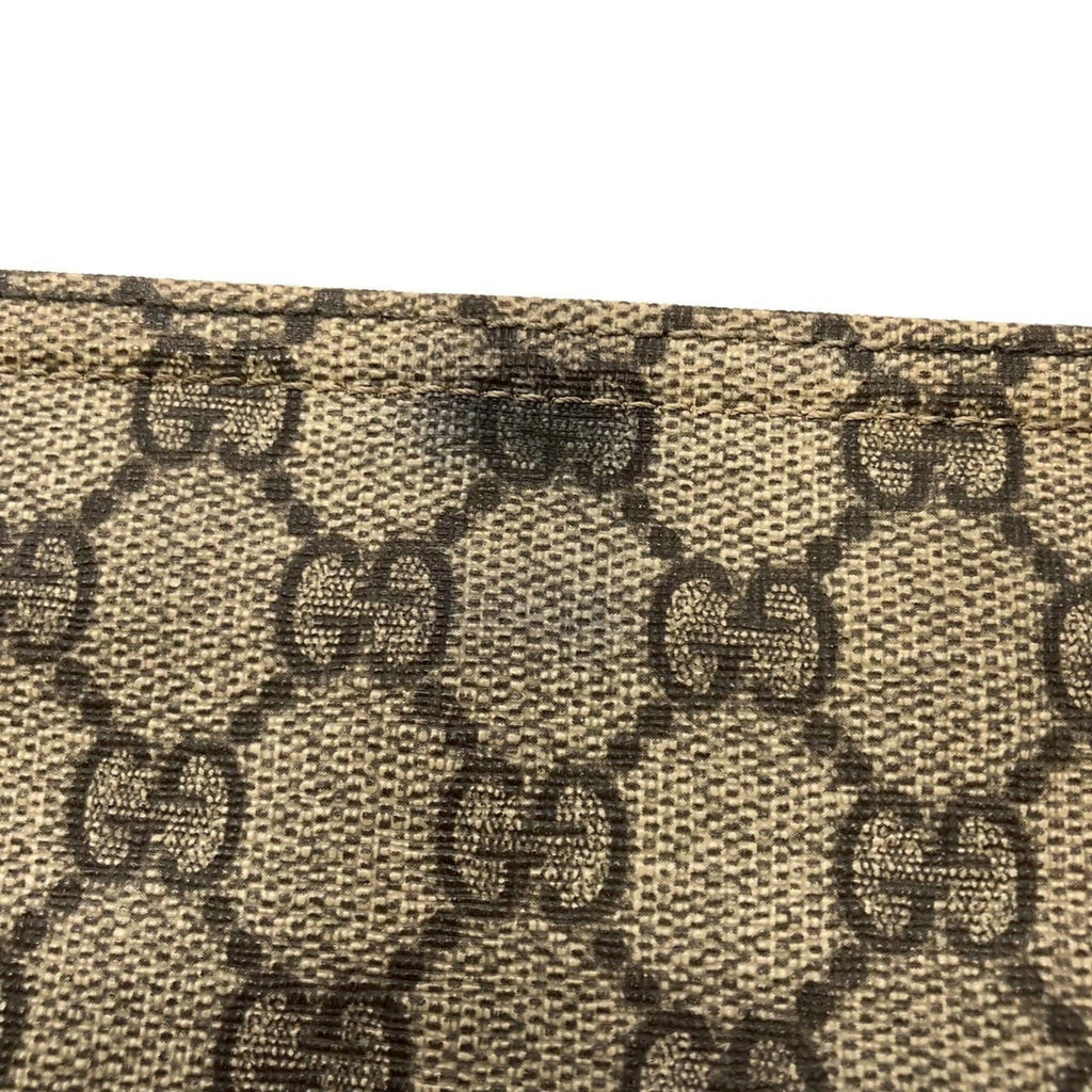 Gucci Yellow Gg Supreme Shoulder Bag (Pre-Owned)