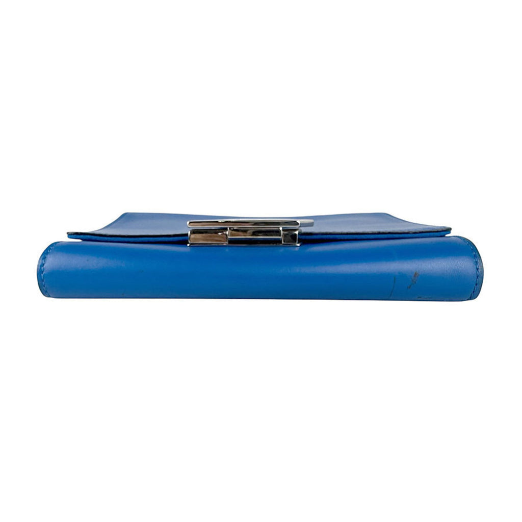 Louis Vuitton Blue Leather Pochette Shoulder Bag