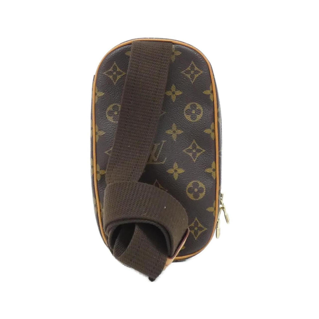 Louis Vuitton Marron Coated Canvas Pochette Shoulder Bag