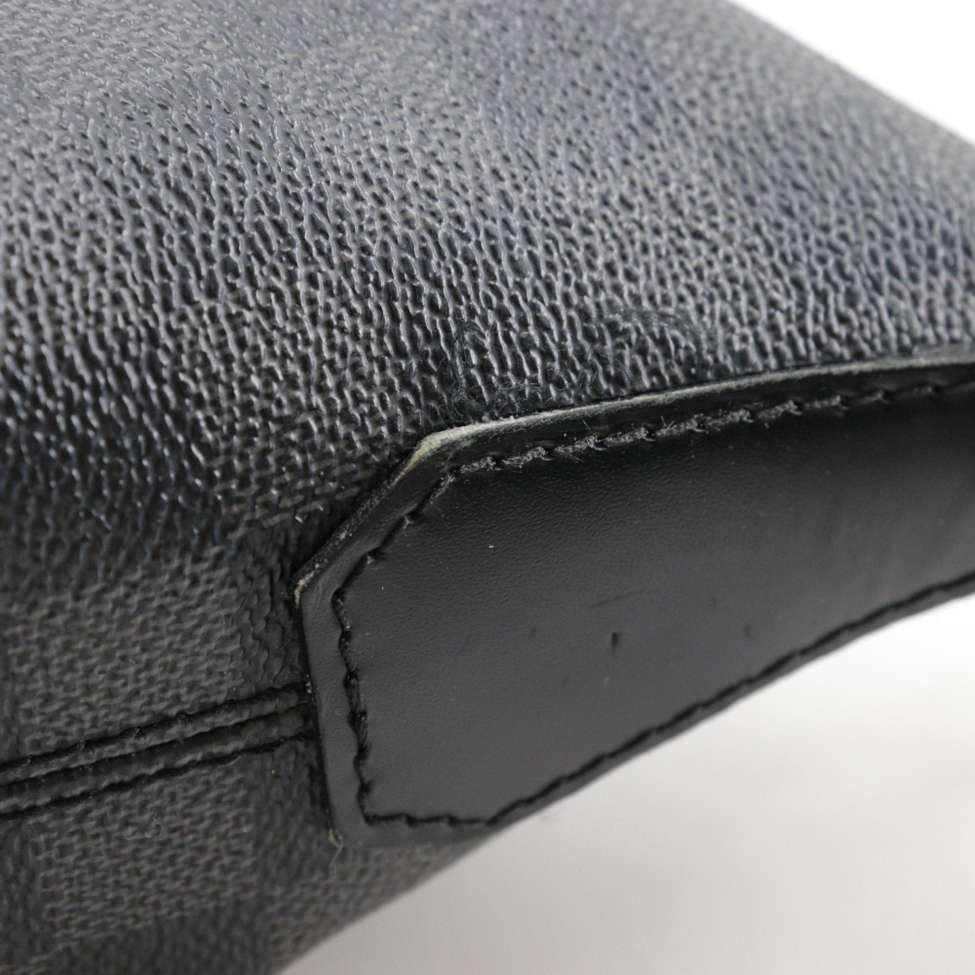 Louis Vuitton Black Damier Graphite Canvas Shoulder Bag