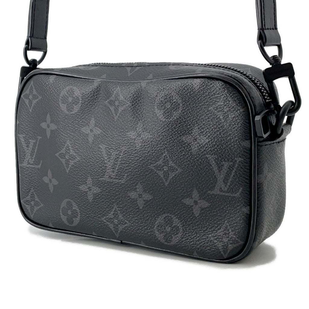 Louis Vuitton Monogram Eclipse Black Noir Monogram Eclipse Chain/Shoulder Wallet