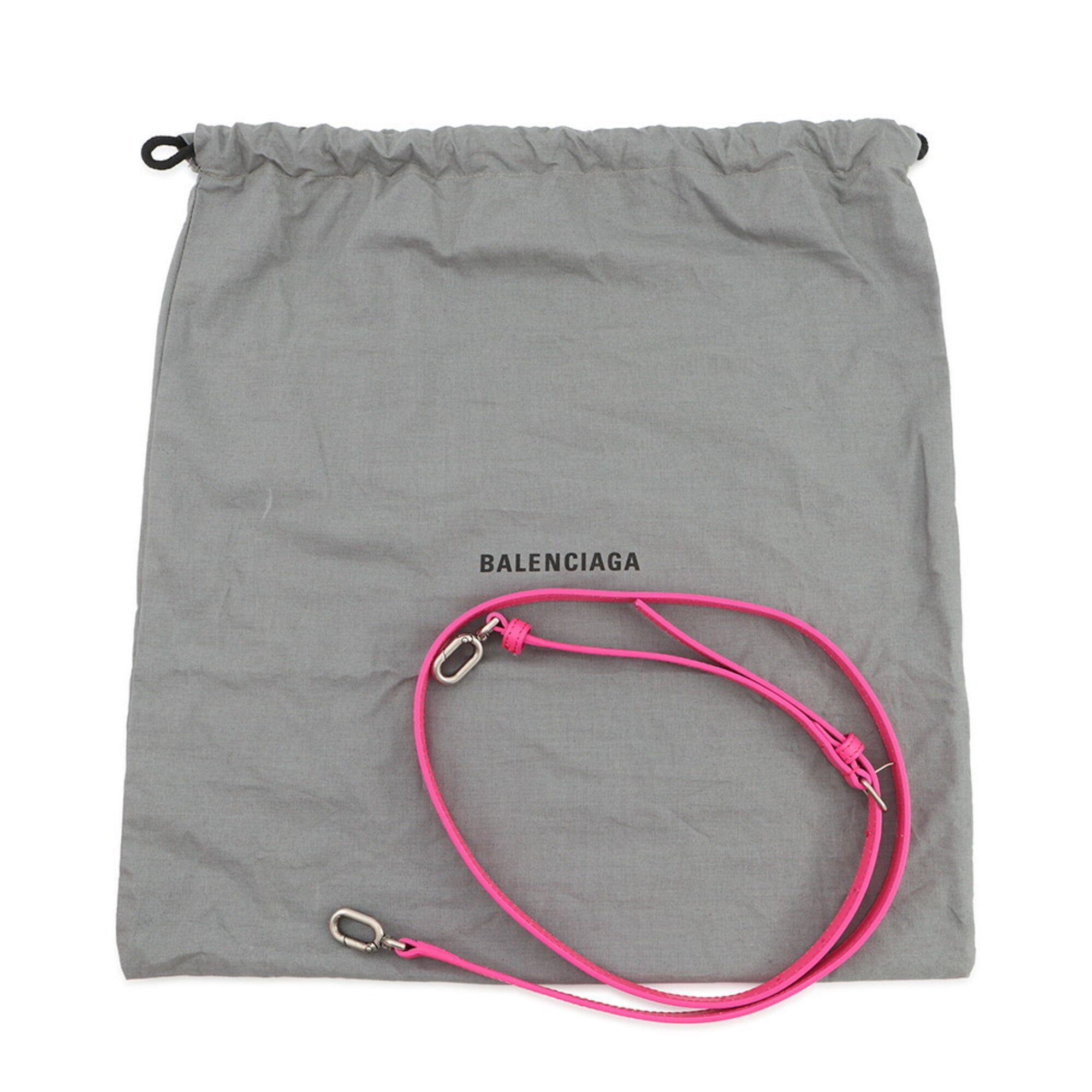 Balenciaga Pink Leather Handbag Shoulder