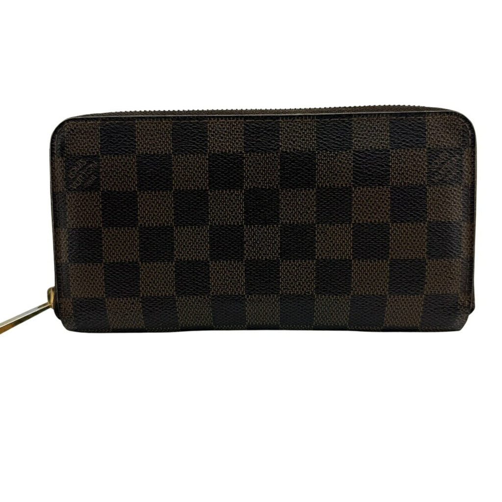 Louis Vuitton Damier Brown Leather Long Wallet