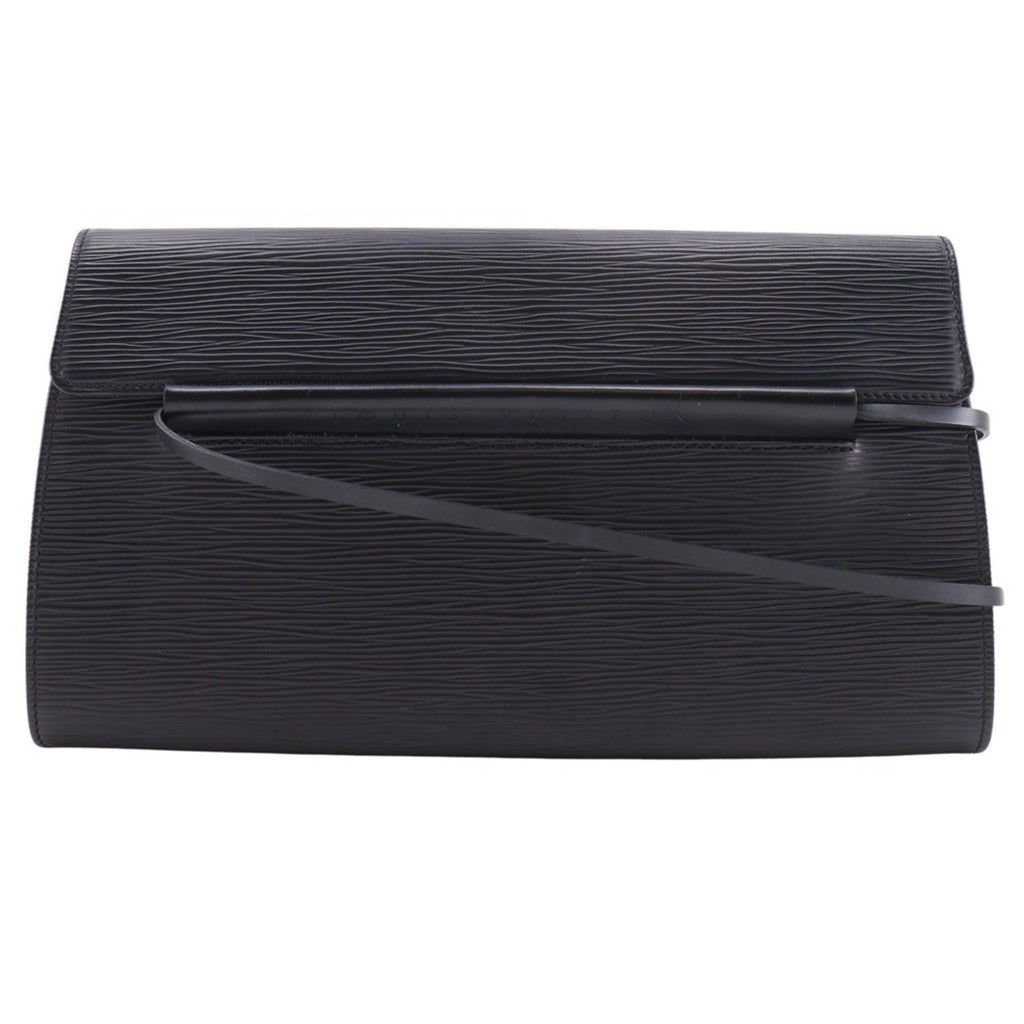 Louis Vuitton Black Noir Epi Leather Shoulder Bag