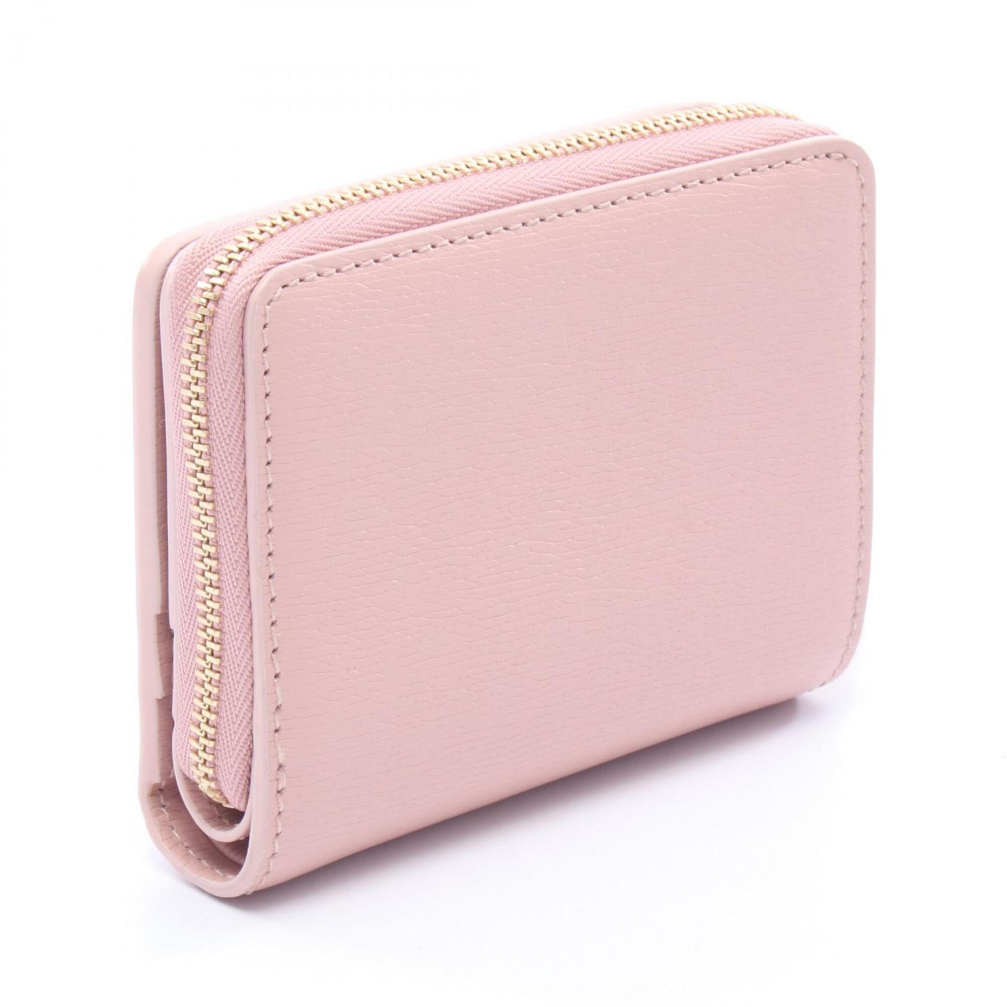 Gucci Pink Leather Wallet (Bi-Fold) (Pre-Owned)