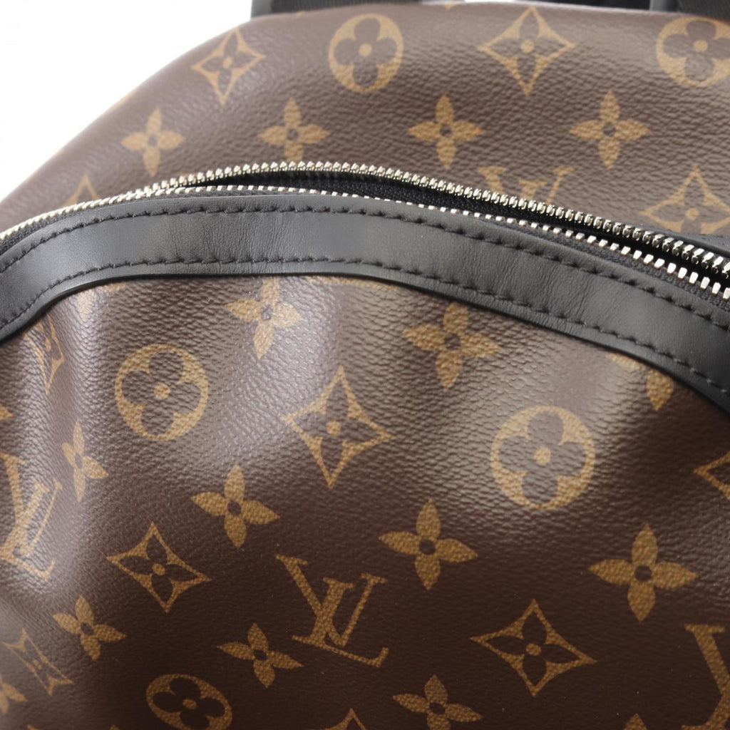 Louis Vuitton Monogram Macassar Black Brown Monogram Macassar Coated Canvas Backpack