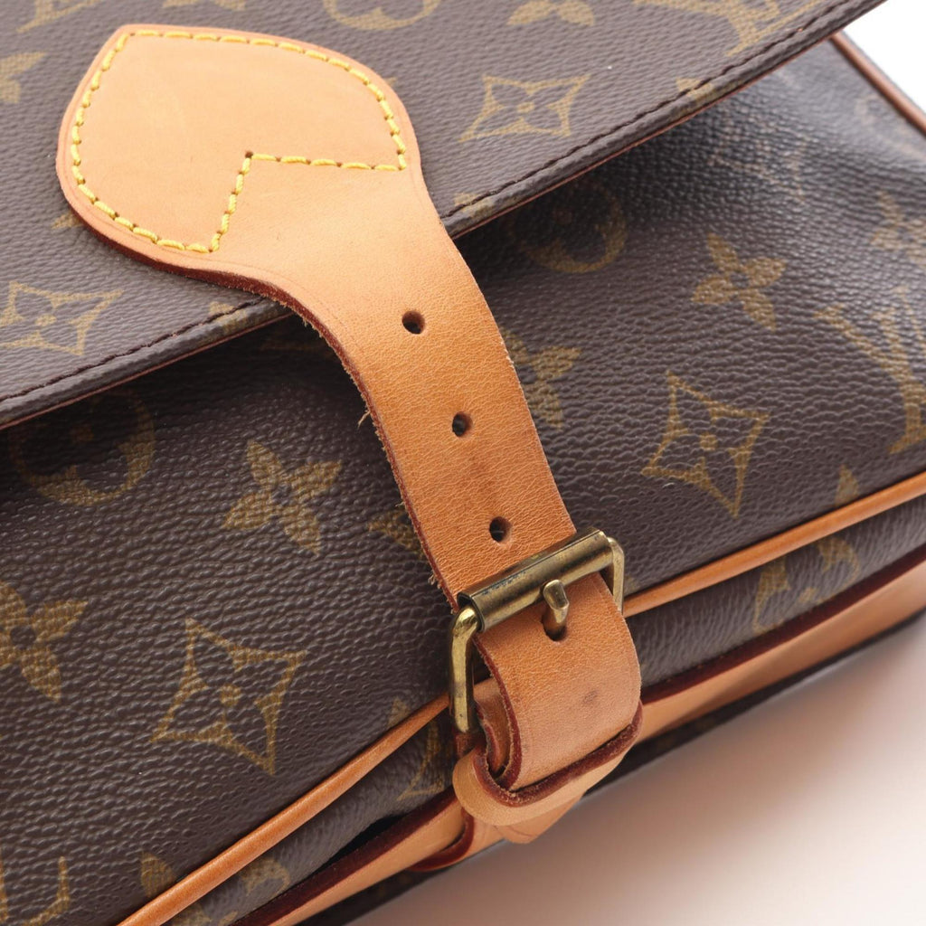 Louis Vuitton Brown Coated Canvas Pvc Monogram Leather Handbag Shoulder Bag