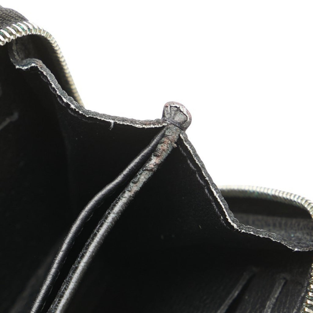 Louis Vuitton Black Noir Leather Coin Purse/Coin Case