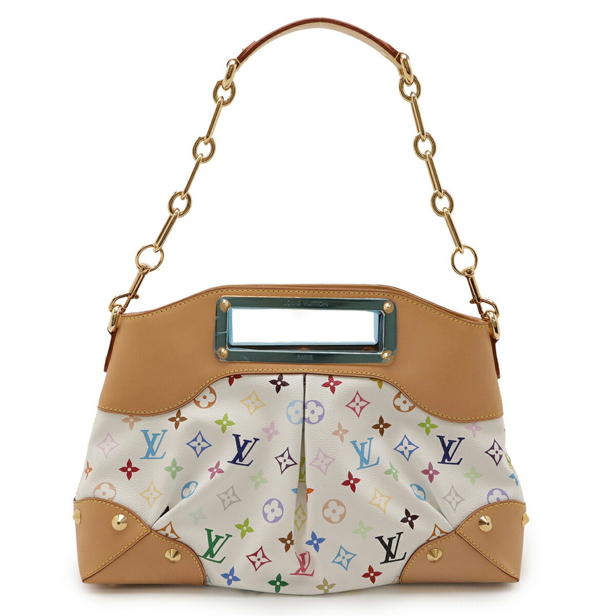 Louis Vuitton Blanc Multi-Color Monogram Multicolore Handbag Shoulder Bag