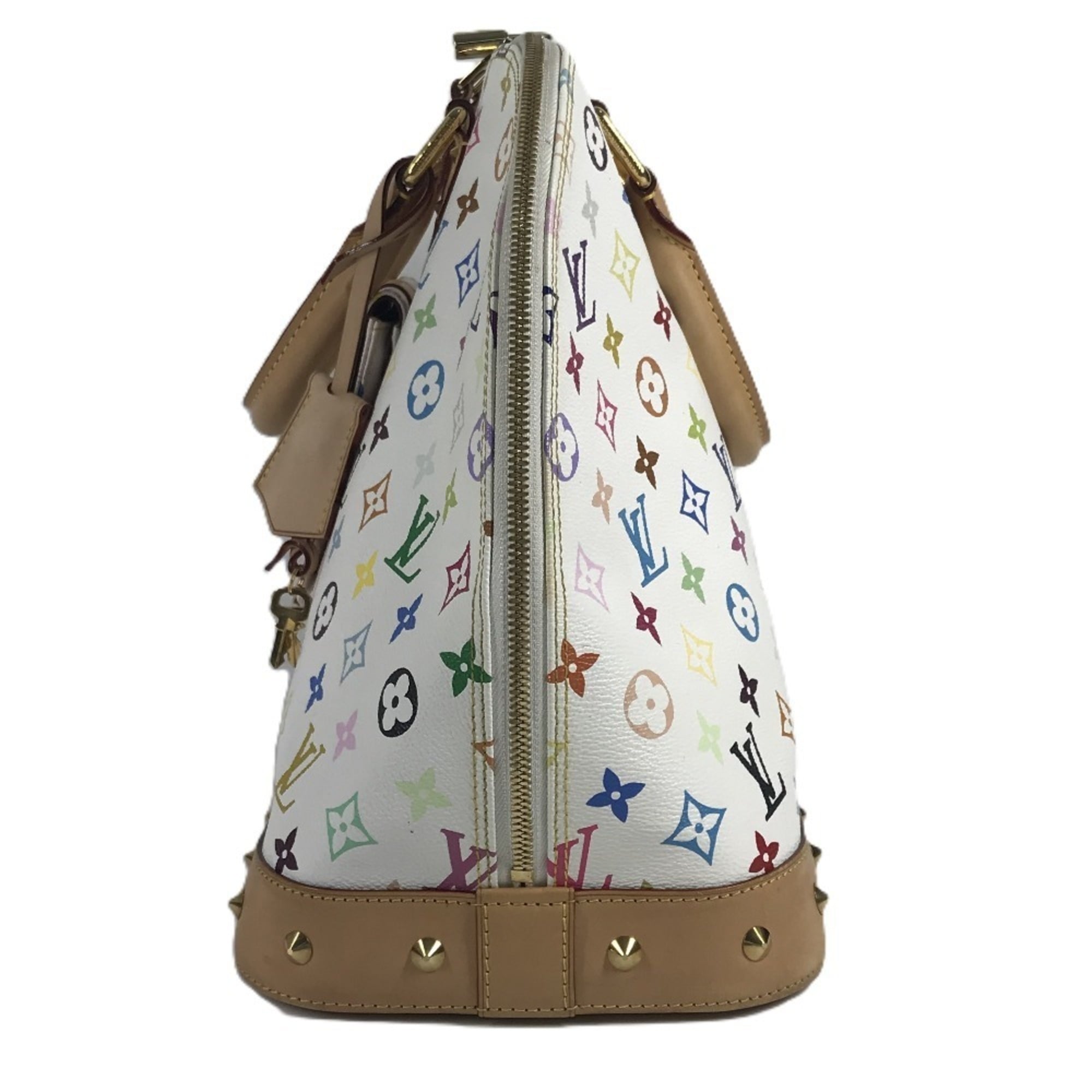 Louis Vuitton Blanc Monogram Multicolore Handbag Tote Bag