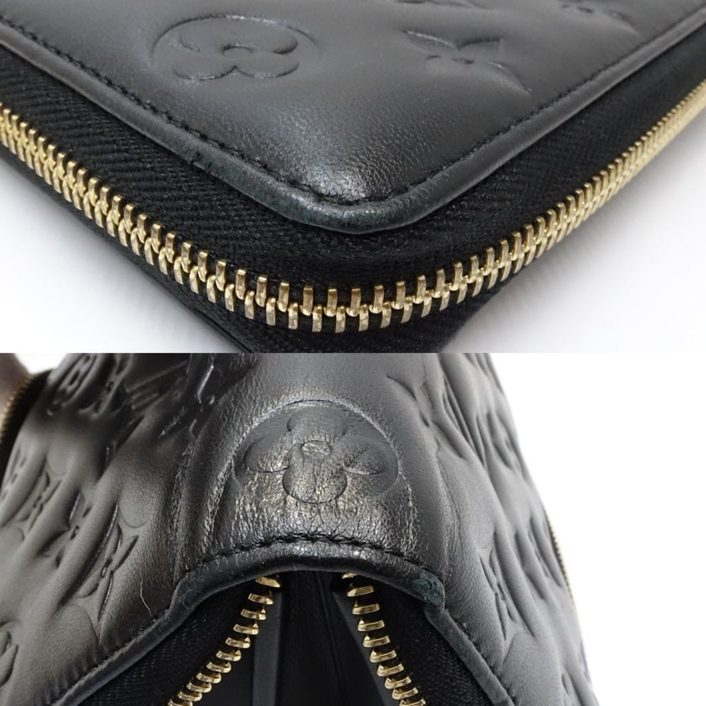 Louis Vuitton Noir Leather Long Wallet