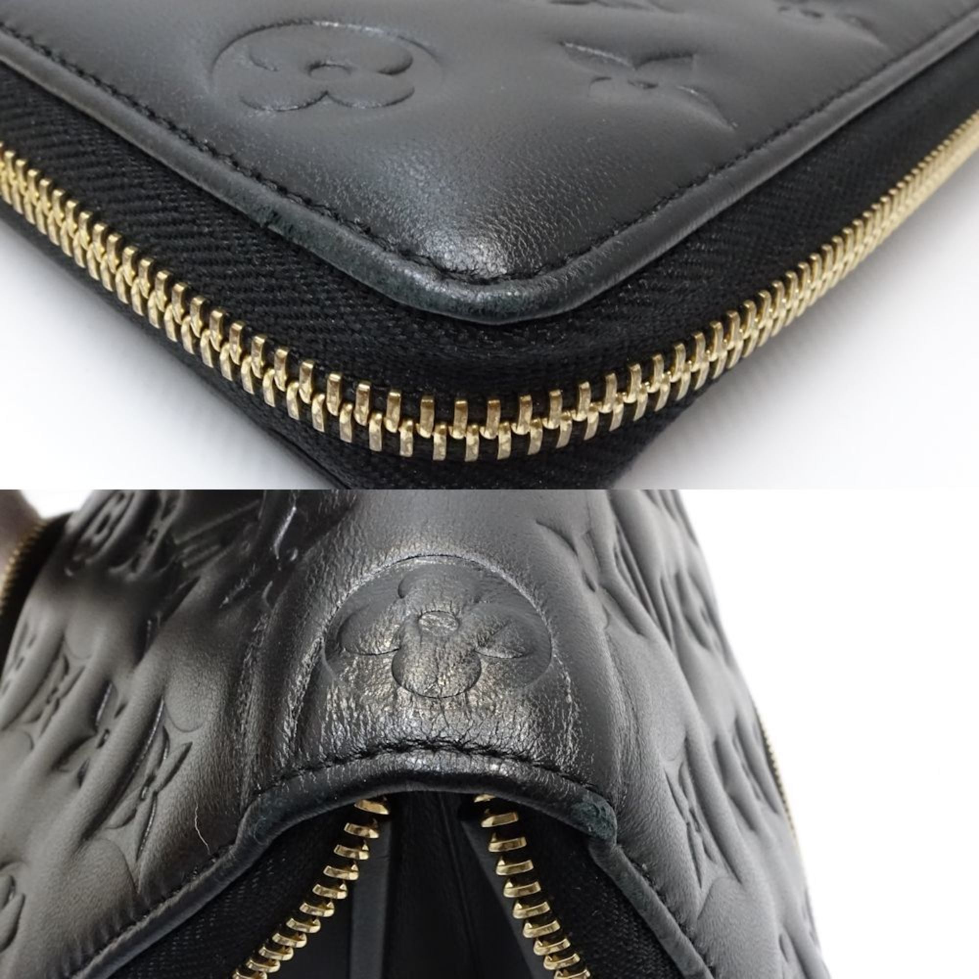 Louis Vuitton Noir Leather Long Wallet