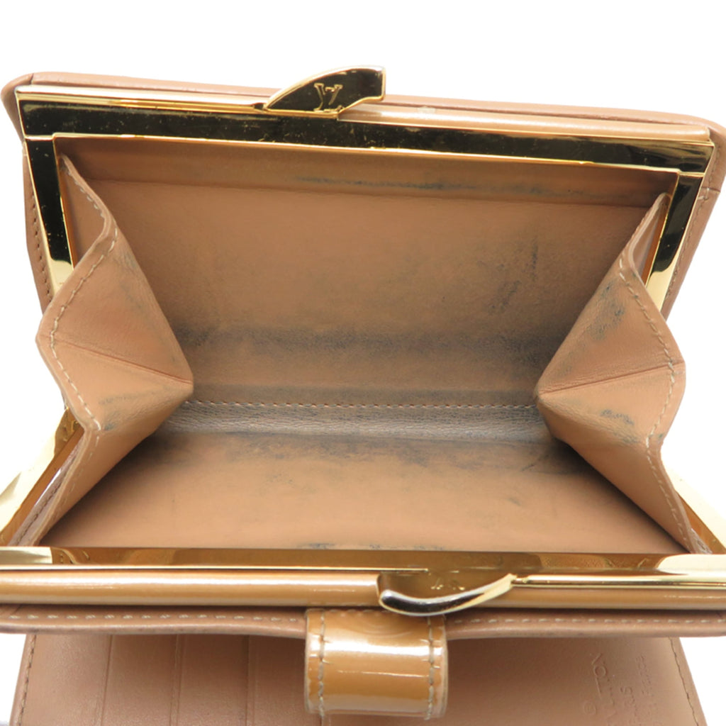 Louis Vuitton Beige Vernis Wallet
