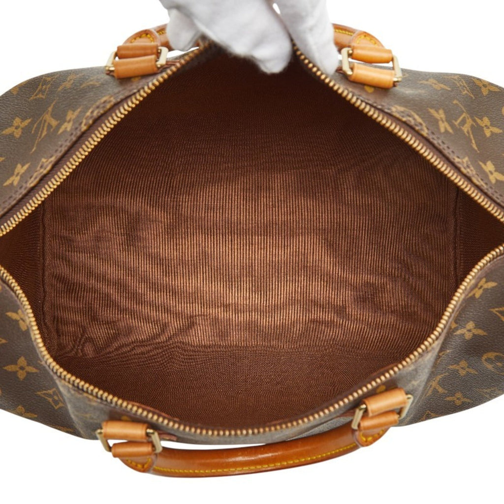 Louis Vuitton Brown Monogram Pvc Leather Boston Bag Handbag