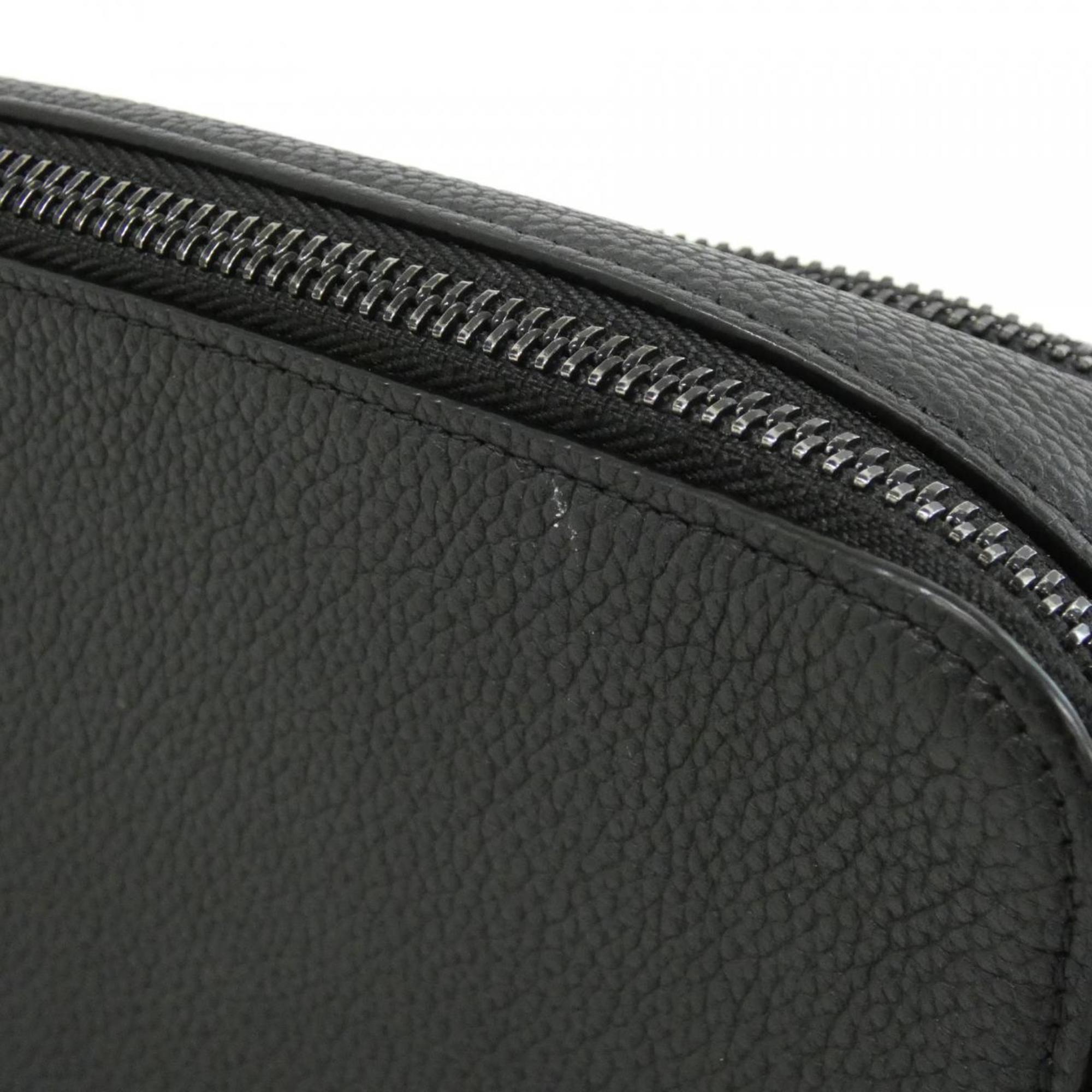 Louis Vuitton Black Leather Shoulder Bag