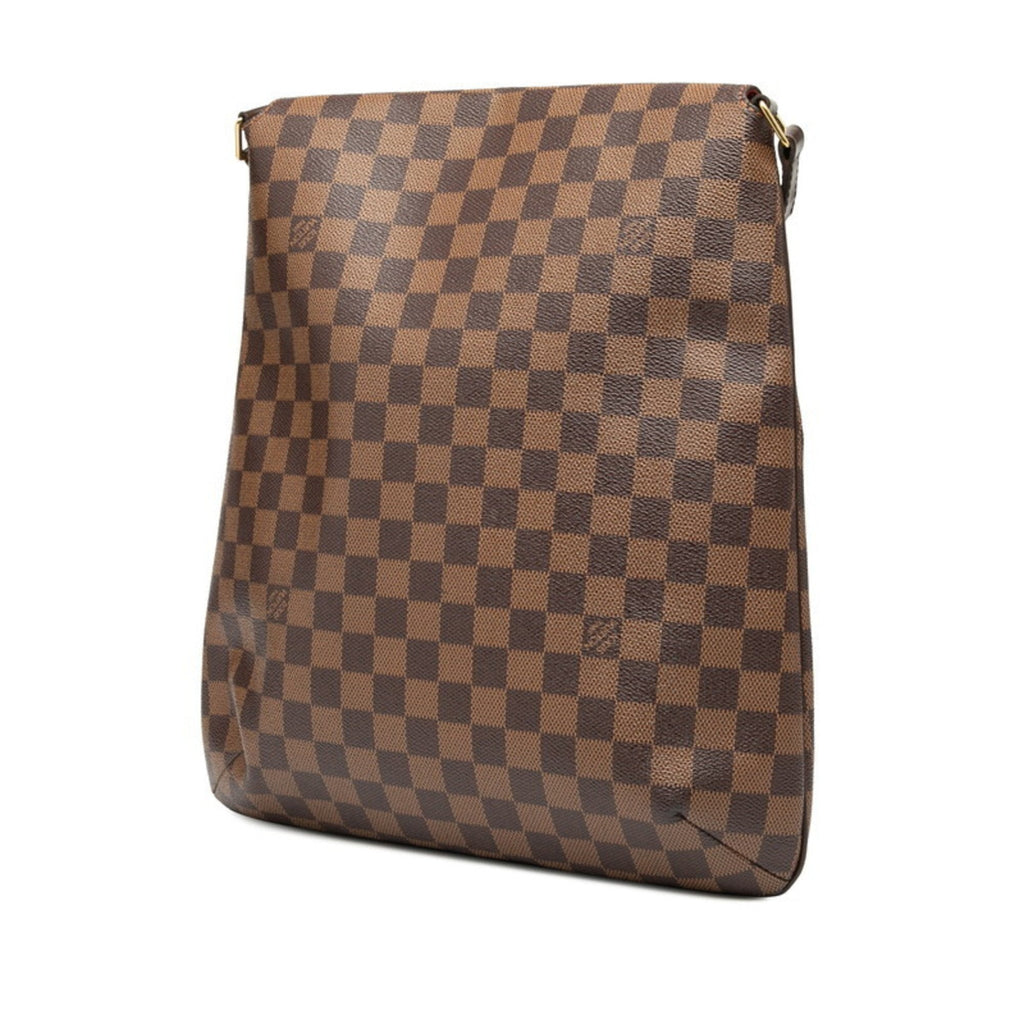 Louis Vuitton Brown Pvc Leather Shoulder Bag