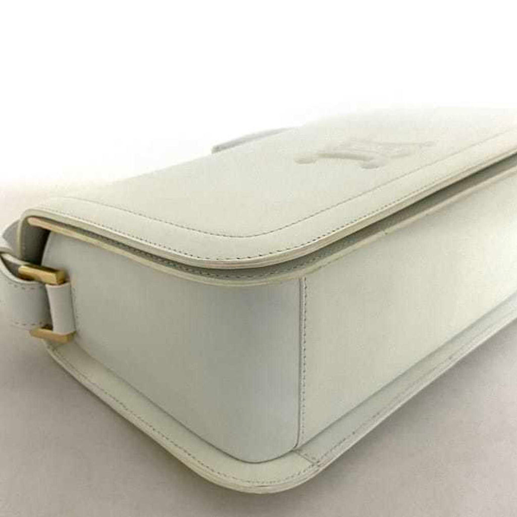 Celine White Leather Handbag Shoulder Bag