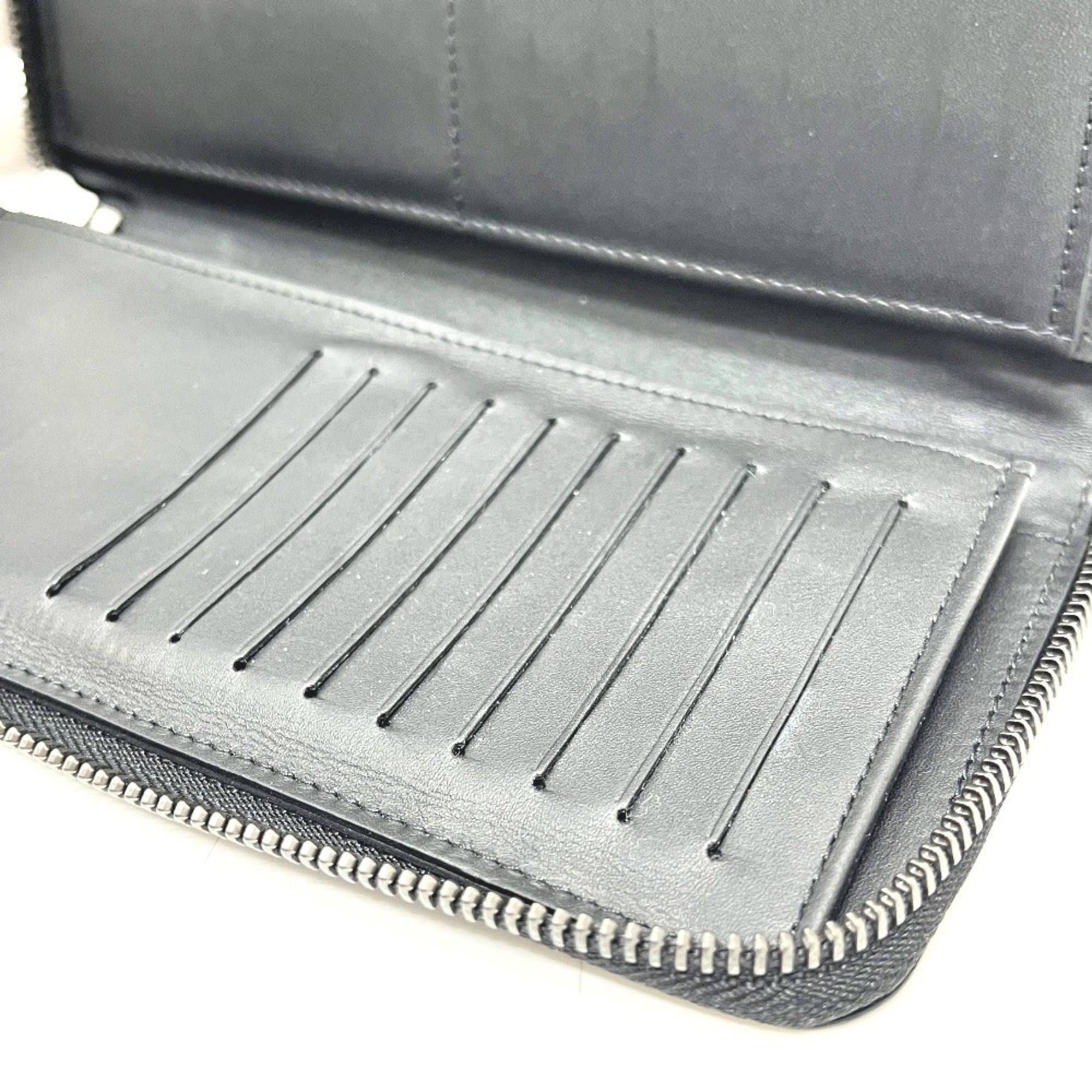 Louis Vuitton Black Damier Infini Long Wallet