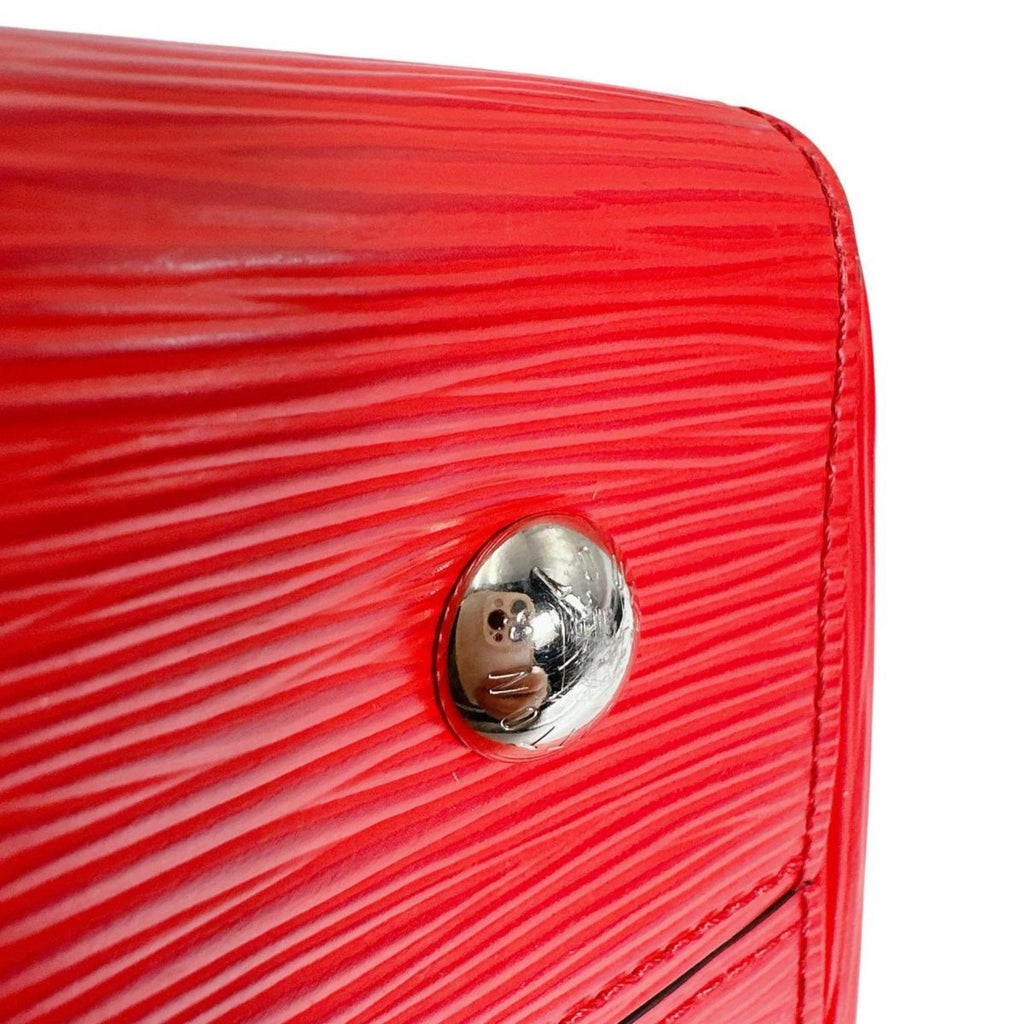 Louis Vuitton Red Color Epi Leather Handbag