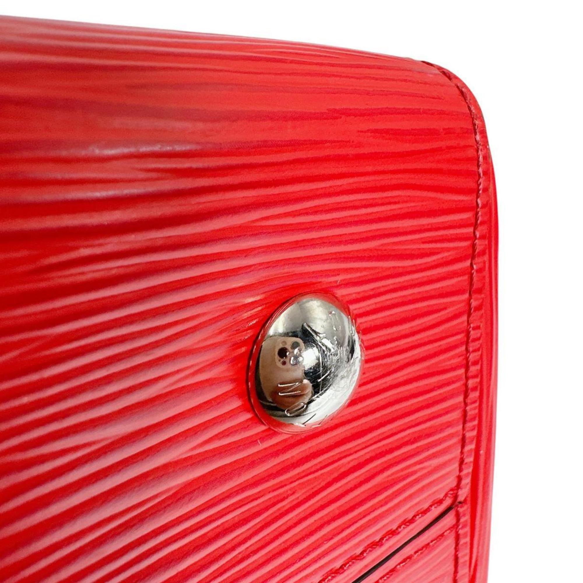 Louis Vuitton Red Color Epi Leather Handbag