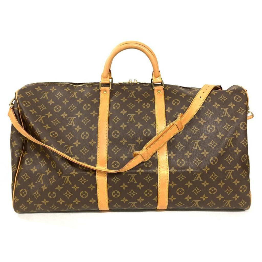 Louis Vuitton Monogram Brown Monogram Leather Boston Bag
