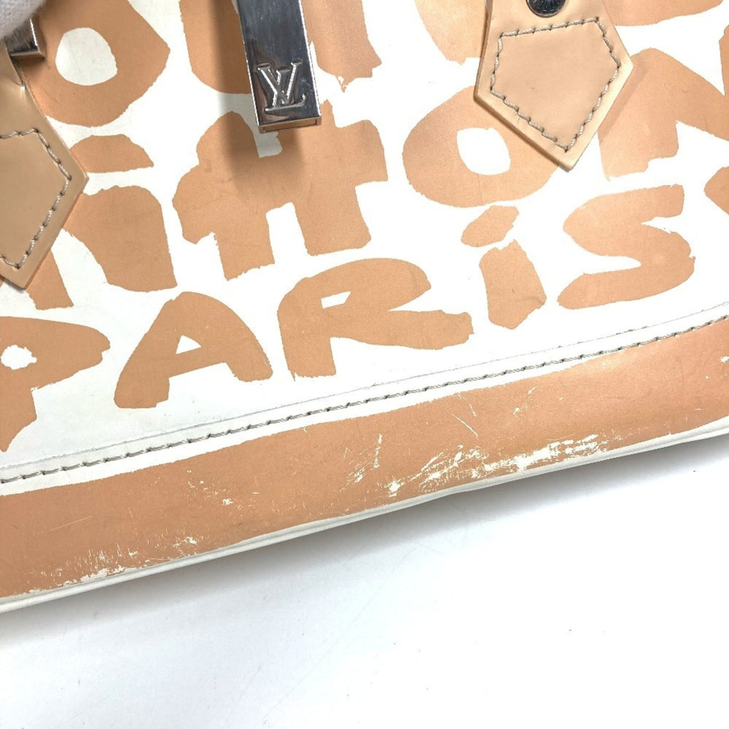 Louis Vuitton Monogram Graffiti Beige White Monogram Graffiti Handbag