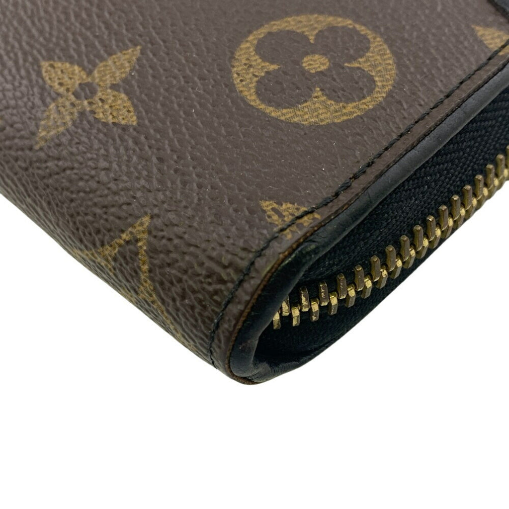 Louis Vuitton Monogram Black Brown Monogram Monogram Long Wallet