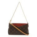 Louis Vuitton Cerise Monogram Red Color Monogram Leather Clutch Bag Shoulder Bag