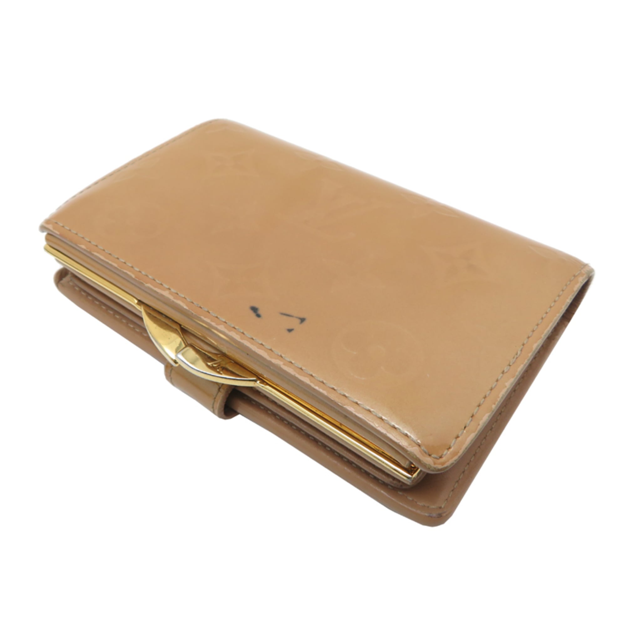 Louis Vuitton Beige Vernis Wallet