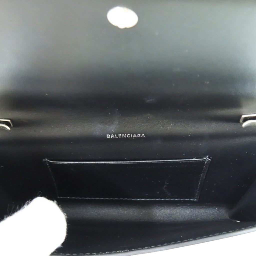 Balenciaga Beige Black Leather Shoulder