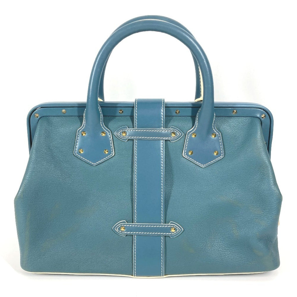 Louis Vuitton Blue Suhali Leather Leather Handbag Tote Bag