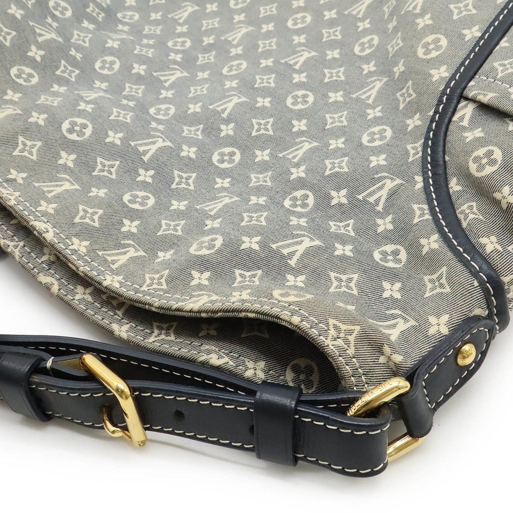 Louis Vuitton Ancre Navy Monogram Idylle Leather Shoulder Bag