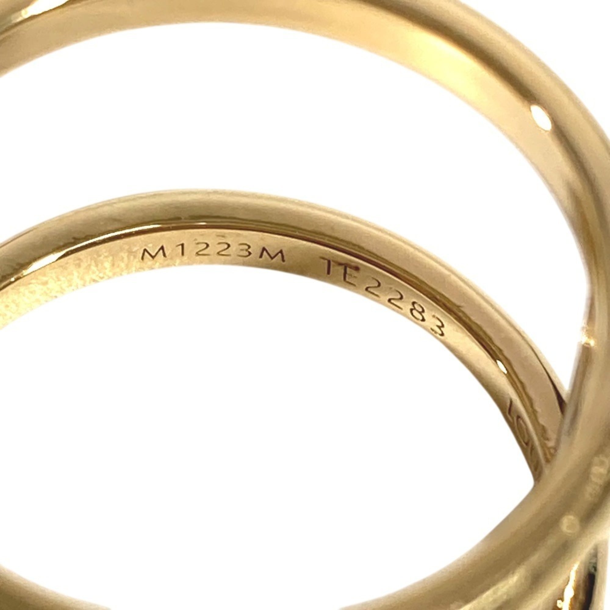 Louis Vuitton Gold Metal Band Ring