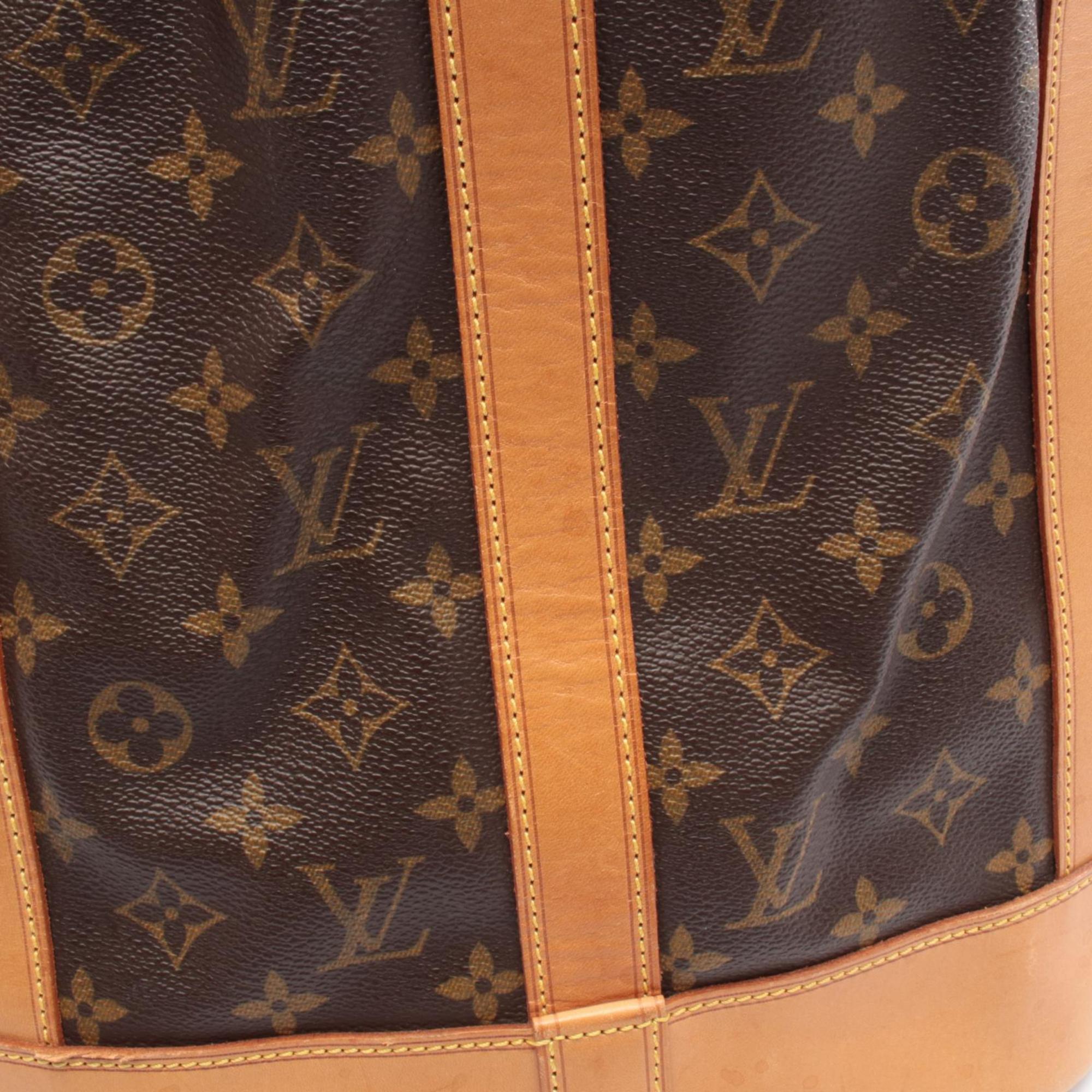 Louis Vuitton Brown Monogram Coated Canvas Leather Handbag Shoulder Bag