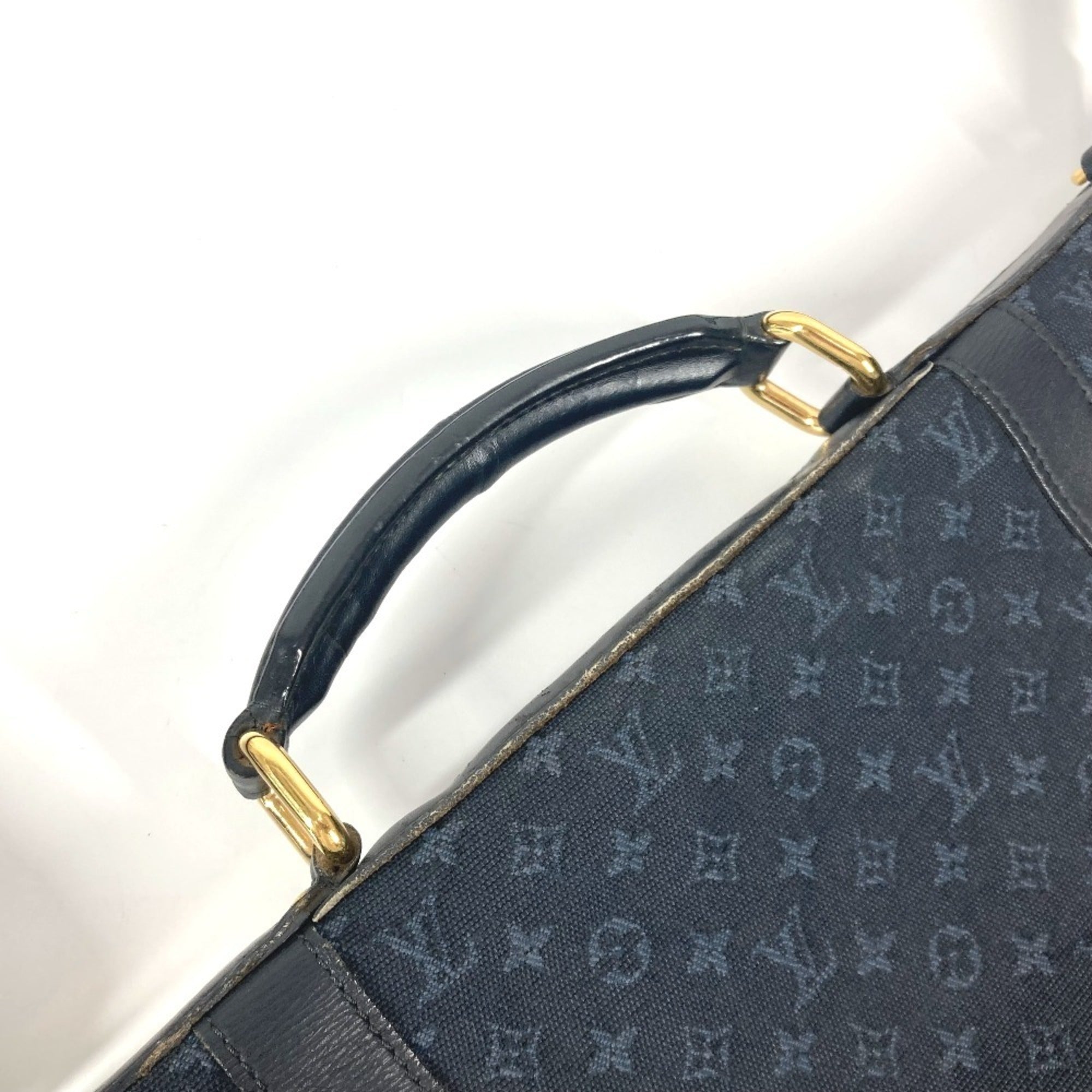 Louis Vuitton Monogram Mini Navy Monogram Mini Boston Bag Handbag Shoulder Bag