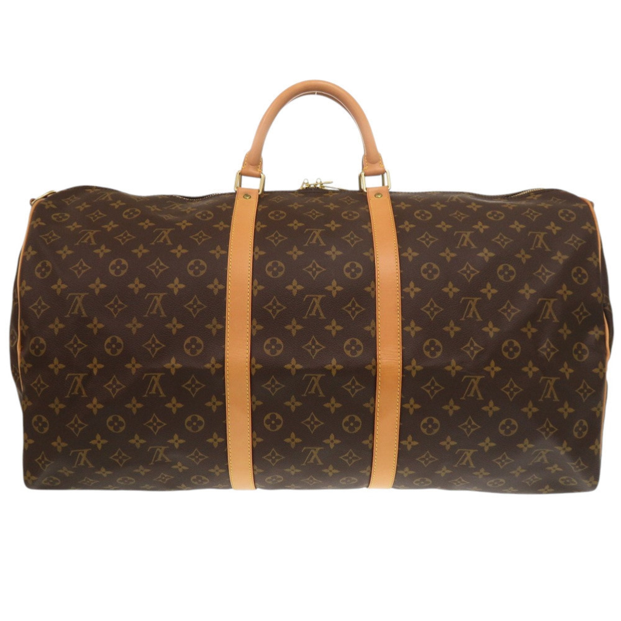 Louis Vuitton Brown Monogram Canvas Boston Bag