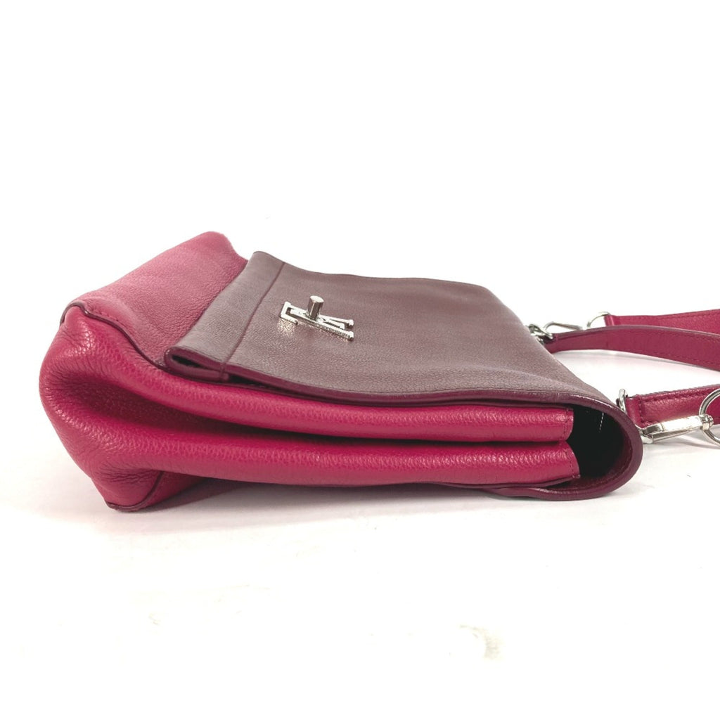 Louis Vuitton Purple Leather Handbag