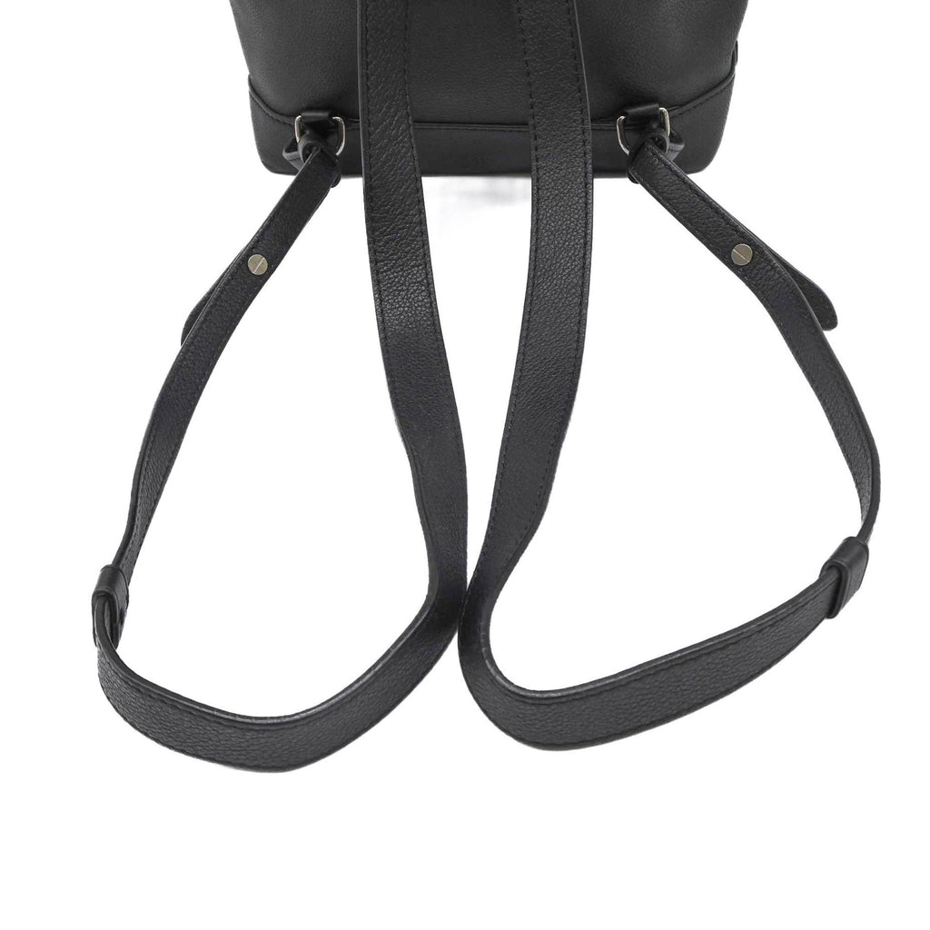 Louis Vuitton Black Leather Backpack