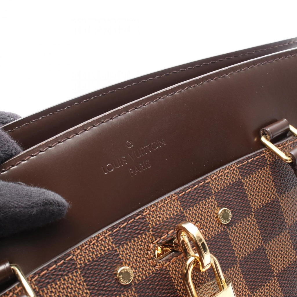 Louis Vuitton Brown Damier Canvas Ebene Coated Canvas Leather Handbag